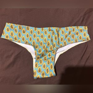 Papaya Print Bikini Bottom
